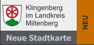 NEU Klingenberg im Landkreis Miltenberg Neue Stadtkarte